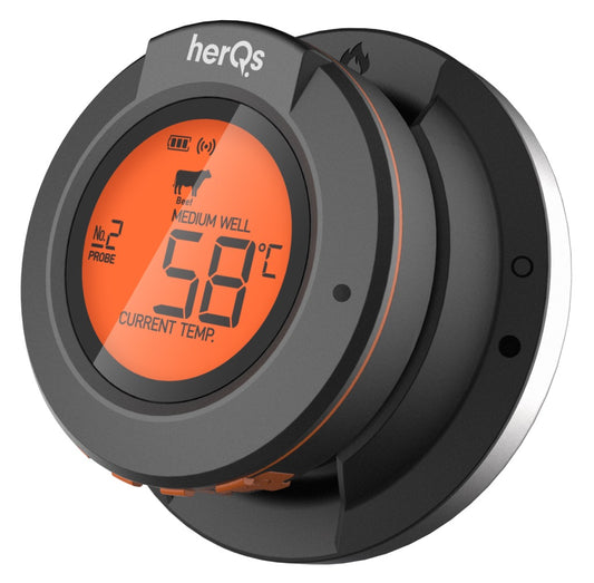 HerQs Connected Digital Dome Thermometer