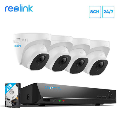 Reolink Überwachungskamerasystem RLK8-520D4-A (POE)