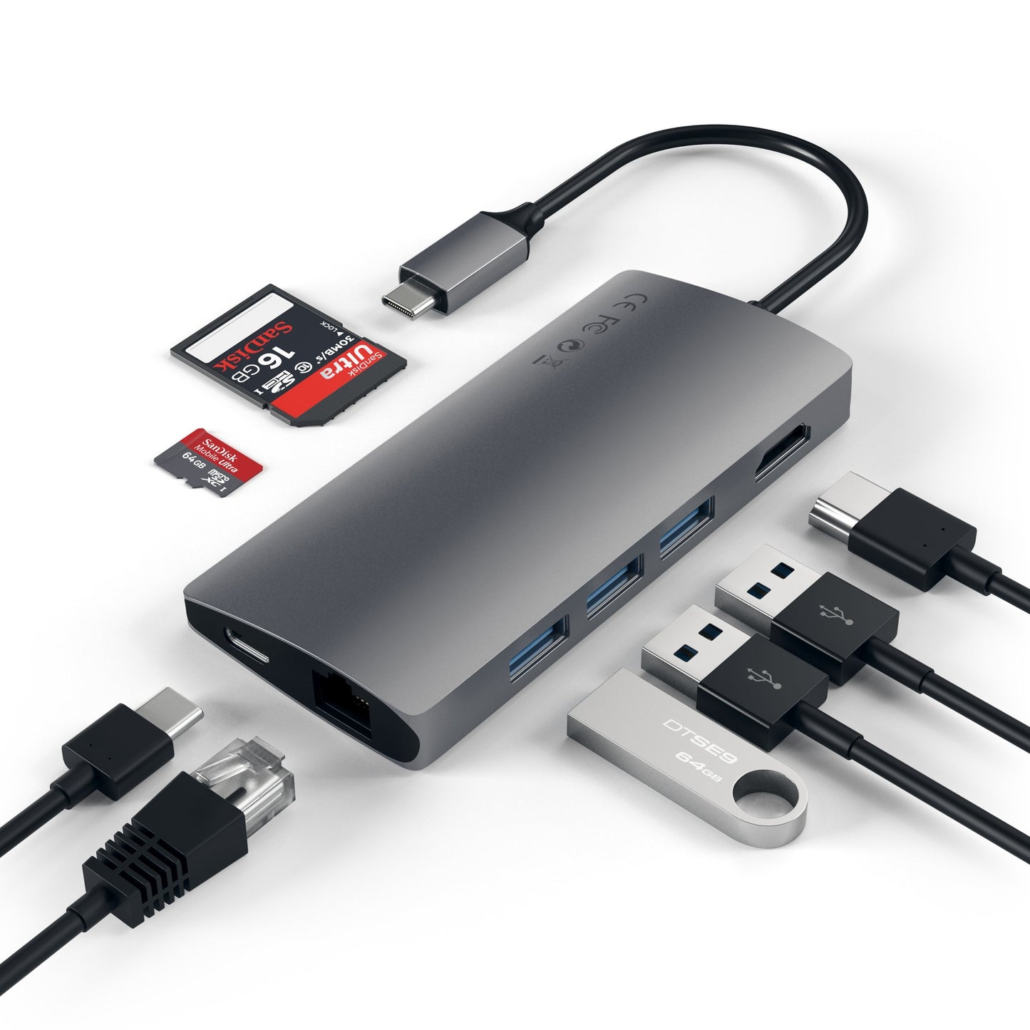 Satechi USB-C Alu Multiport Hub